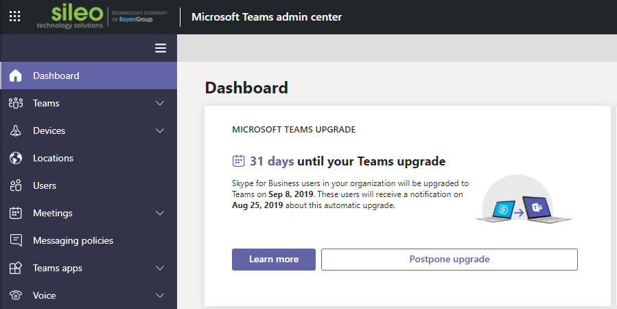 Office 365 Microsoft Teams Skype Upgrade Automatically Scheduled In 31 Days From Now Solving Sharepoint Issues Eric Schrader